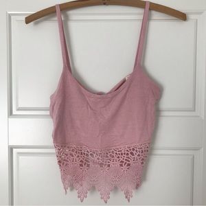 L.A Hearts // NWOT Cropped Open Back Tank Top
